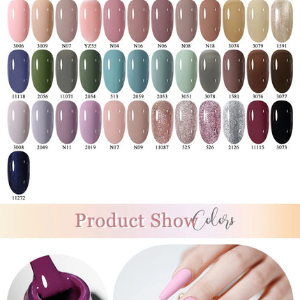 Parkson 12ml Nail Gel Polish TPO HEMA Free Glitter Semi Permanent Soak Off UV LED Long Wear Ultra Diamond Top Coat Varnish