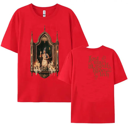 Album Heads T-shirt Summer Short Sleeve Loose Female Tshirts Unisex Streetwear Casual O-neck Graphic Print Tees