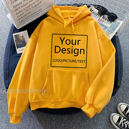 Customized Printed Diy Text Logo Image Hoodie Women's Customized Hoodie Customized Logo Personalized Hoodie