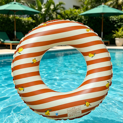 1PC Adult Pool Float Tube Vintage Stripe, Adult Inflatable Swimming Rings Floats, Inflatable Pool Swimming Tubes for Summer