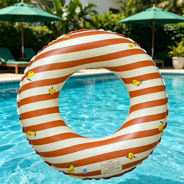 1PC Adult Pool Float Tube Vintage Stripe, Adult Inflatable Swimming Rings Floats, Inflatable Pool Swimming Tubes for Summer