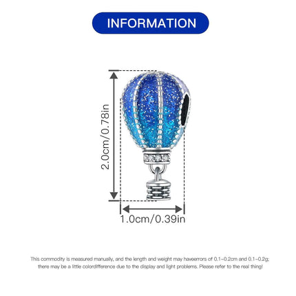 Orstarry Charm Silver 925 Beads Blue Series Fit Bracelet Charms DIY Original Fashion Pendants For Women Jewelry Trendy Gifts