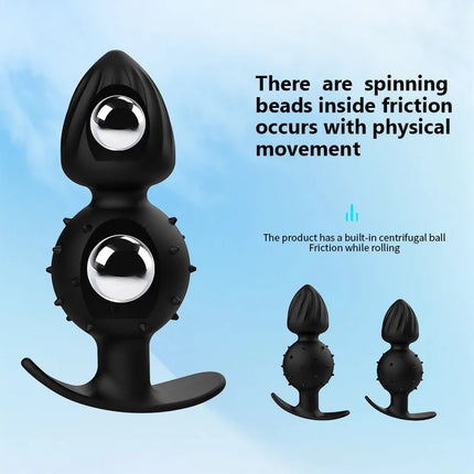 Silicone Anal Beads Butt Plug Built in ball Prostate Massage Masturbation Sex Toys for Women Men Gay Couples Adult Games