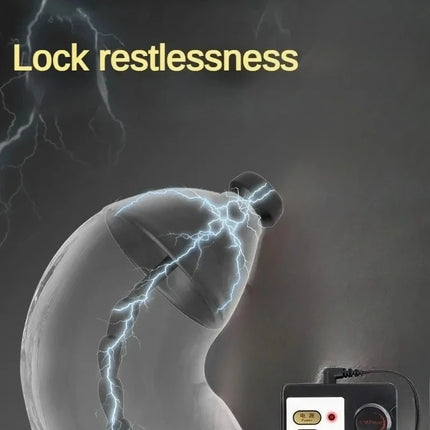 Electro Stimulator Male Chastity Cage Silicone Urethra Sounding Sex Toys for Men Mastubators Penis Plug Dilatoren Adult Products