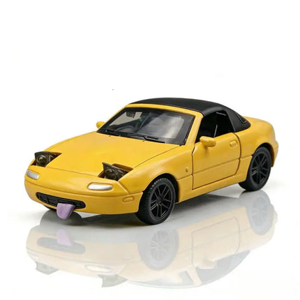 1:36 MAZDA MX-5 Alloy Sports Car Model Diecast Metal Classic Retro Race Car Vehicles Model High Simulation Collection Decoration