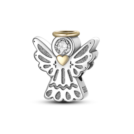 925 Sterling Silver Virgin Goddess Blessing Dangle Prayer Angel Pendant Charms Fit Original Necklace Bracelet DIY For Women Gift