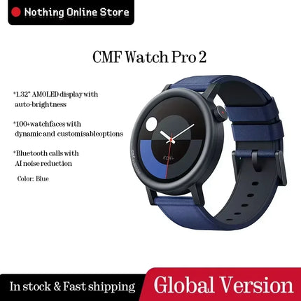 CMF by Nothing Watch Pro 2 1.32" AMOLED Bluetooth 5.3