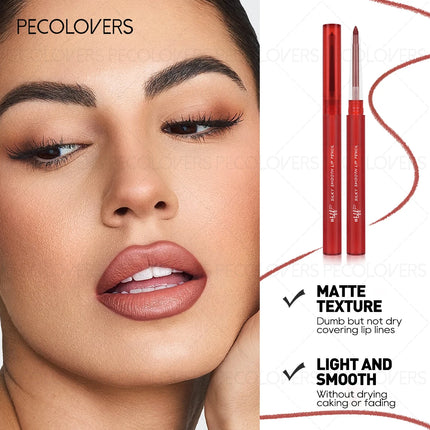 1PC Velvet Lip Liner, Matte Lipstick for Beginners, Cream Texture, Three-dimensional Lip Shape, Suitable for Daily Lip Makeup