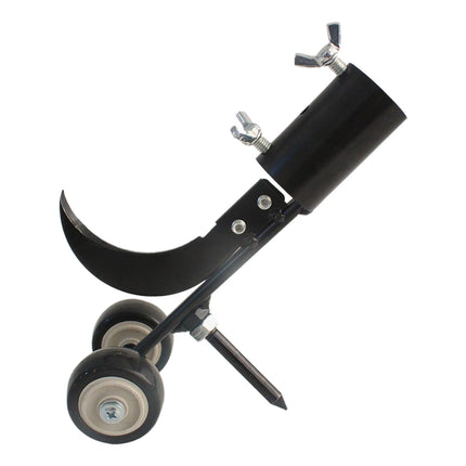 Heavy Duty Garden Weeder Tool Manual Weed Puller with Lawn Cutter & Auxiliary Wheels for Dandelions Grass ，Garden Cleaning Tools