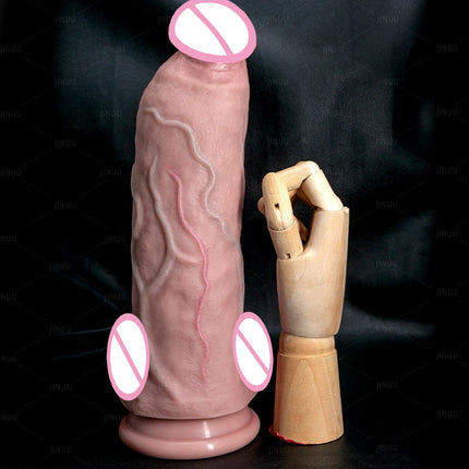 Super Realistic Dildo Adult Sex Toys Medical Silicone Penis Anal Vagina Masturbator Big Dildo With Suction Cup Adult supplies