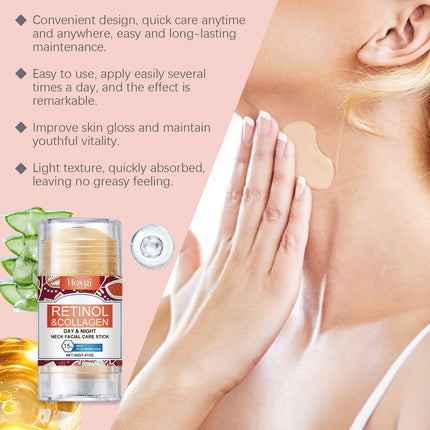 Neck Firming Cream Anti Wrinkle Reduce Fine Lines Remover Lifting Face Cream Stick Tightening Nourishing Neick Skin Care Product