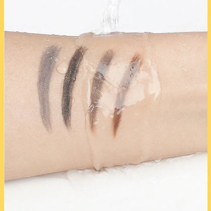 Gold Bar Double Ended Eyebrow Pencil - Ultra Fine 0.5mm Triangle Tip Waterproof & Smudge-proof for 3D Natural Brows