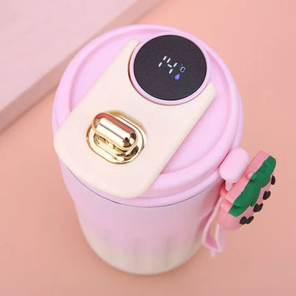 Smart Temp Display Stainless Steel Tumbler Thermal Mug Vacuum Insulated Coffee Cup Travel Thermos Cups Hot Water Bottle for Tea