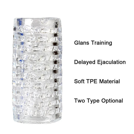 Penis Delay Training Masturbator Cup | Stamina Exerciser for Men | Reusable Silicone Adult Toy