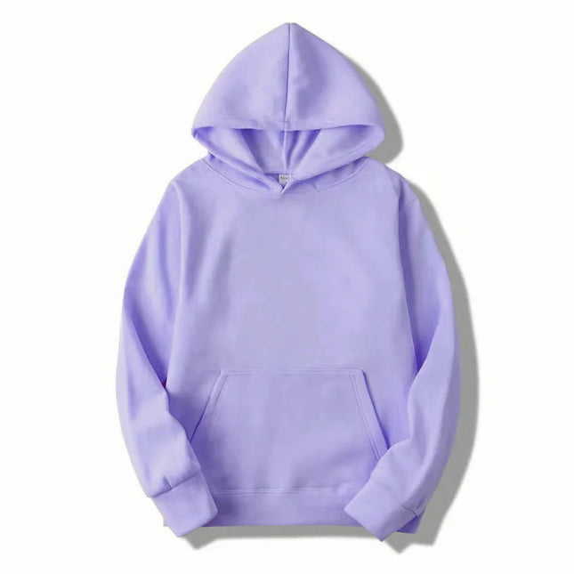 Men's solid-color hooded sweater a loose and breathable brand hooded fashion streetwear for men