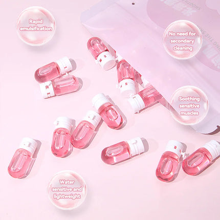 ZVEV Micelle Water - 40 capsules, plant essence purification for eyes, lips and face, essential makeup remover for trave