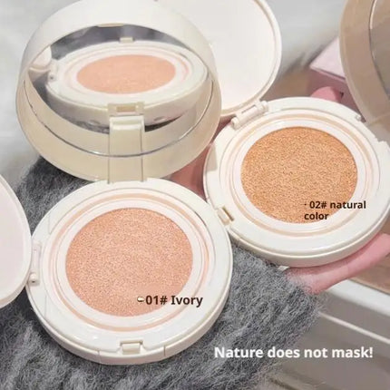 2 In 1 Double Layer Air Cushion Concealer Foundation Makeup Pressed Powder Full Coverage Moisturizing Makeup Base Cosmetic
