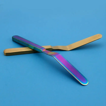 Kitchen Gadgets Stainless Steel Butter Scraper 8 Inch Comfortable Grip Cake Icing Spatula Rust-proof Jam Spreader Bread