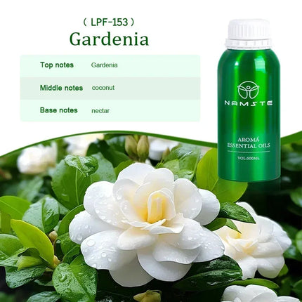 NAMSTE 500ML Fruity Natural Essential Oil Citrus Coconut Premium sandalwood Difuser Essential Oil humidifier Gardenia Vetiver