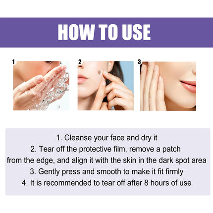 Face Dark Spot Correcting Patches Acne Patch Pimple Removal Concealer Brightening Lightening Melasma Invisible Spots Marks Cover
