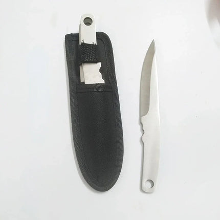 4/3PCS a Set Non-Sharpened Knife Dull Edge Fixed Blade Pocket Knife
