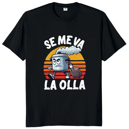 Se Me Va La Pinza T Shirt Funny Spanish Jokes Y2k Vintage T-shirt for Men Women  Soft Unisex Casual Tops