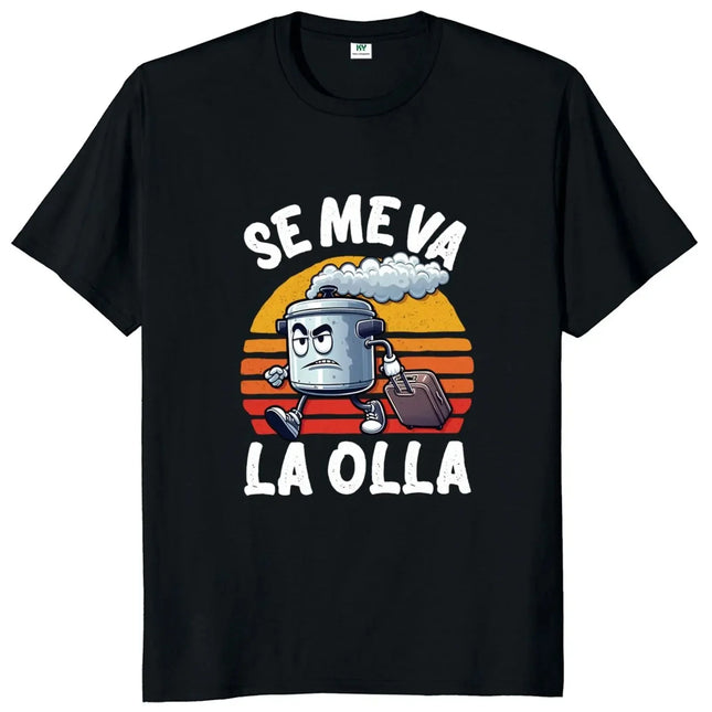 Se Me Va La Pinza T Shirt Funny Spanish Jokes Y2k Vintage T-shirt for Men Women  Soft Unisex Casual Tops