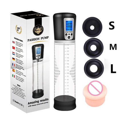 Electric Penis Enlargement Extend Pump Enhanced Penis Male Masturbator Penis Pumps Vacuum Pump Adult Sex Toys for Men Erections