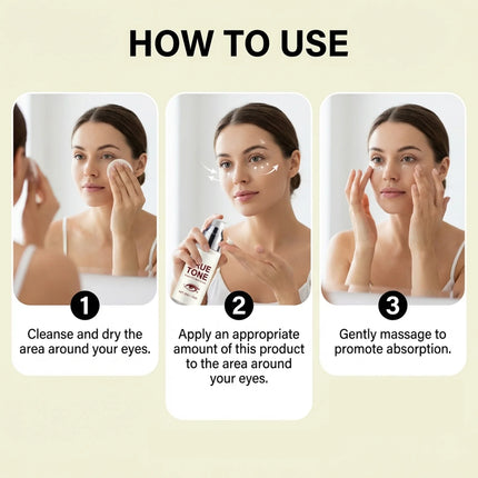 Eye cream nourishes eye area skin, tightens, smooths fine lines, deeply moisturizes, glows with radiance