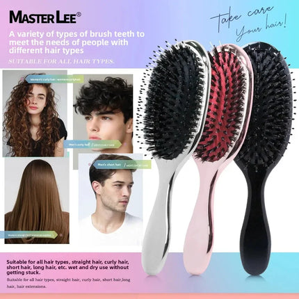 Electric Plating Small Air Cushion Comb Hair Extension Brush Shampoo Massage Fluffy Styling Comb Professional Salon Tool