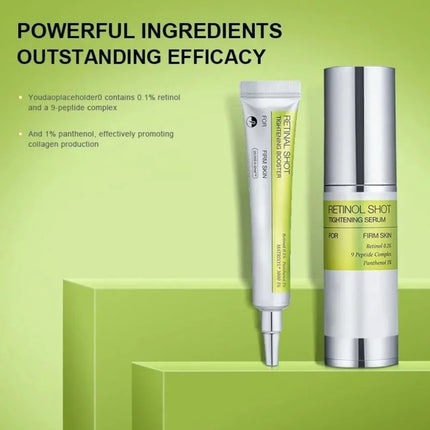 Retinol Shot Anti-Wrinkle Face Serum: Tightening Lifting, Fades Fine Lines, Shrinks Pores, Moisturizing Firming Skin Care 2025