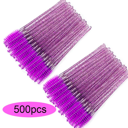 50/100/300/500pcs  Spoolies Mascara Wands Eyebrow Eyelash Brushes Eyelash Applicator for Eyelash Extension Makeup Tool