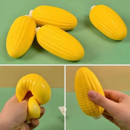 New Soft Squishy Simulated Peanut Corn Burger Pinch Flour Stress Ball Relief Squeezing Toys Anxiety Relief Fidget Sensory Gifts