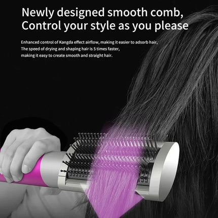 7-in-1 Multi-Function Hair Dryer & Styling Tool Curling Iron Hot Air Curling Brush Curling Barrel Professional Straightener