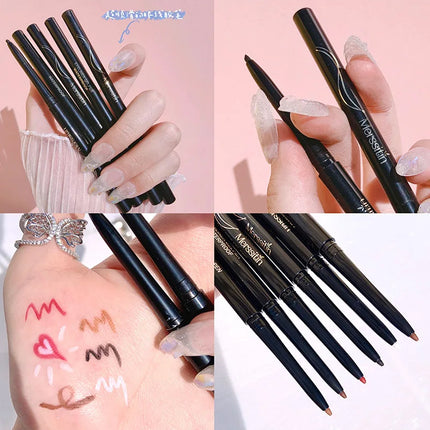 Merssitin Eyeliner Pen Waterproof and Non-smudge Durable Inner Eyeliner Pencil Lasting Gel Eyeliner Pen 6 Colors Option