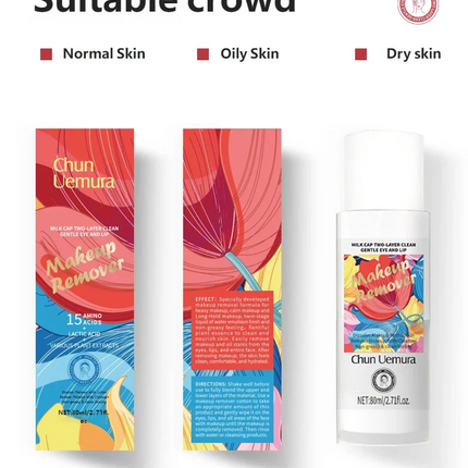 Gentle Non-irritating 3-in-1 Cleansing Oil Deep Pore Clean Hydrating Refreshing Makeup Remover for Sensitive Skin