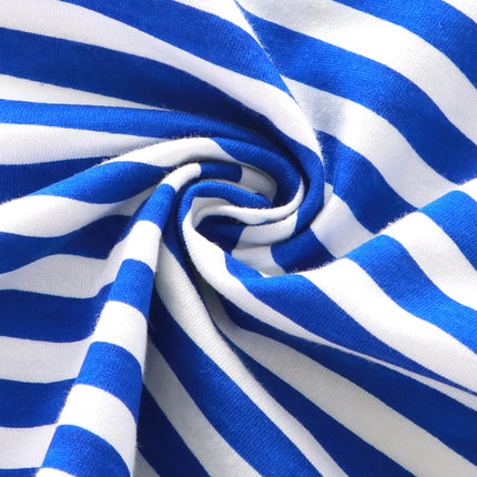 100% Cotton Fashion Baby Tshirt Summer Children's Boys Short-sleeved Stripe T-shirt Kids Boy Girl Top