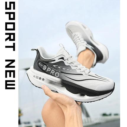 Running Shoes Carbon Board Speciality Marathon Men Sports Breathable Lightweight Women's Comfortable Athletic Nonskid Sneakers