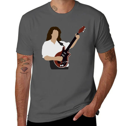 Minimal Brian May 1 T-Shirt plain funnys mens champion t shirts