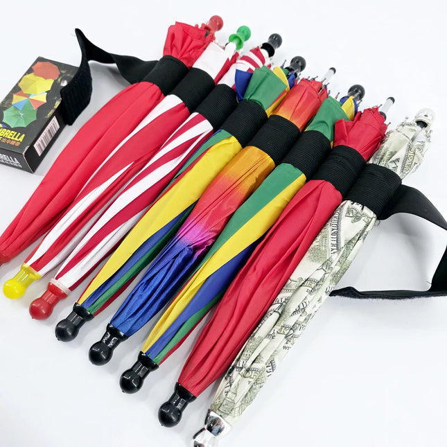 Umbrella Girdle for Umbrella Production Illusion Magic Elastic Belt Can Hold 8 Umbrellas Stage Magic Trick Magicians Prop Magia