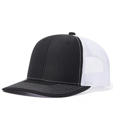 Summer Unisex Slight Curved Brim Trucker Hat Hot Sale Breathable Casual Cap for Men Women Outdoor Daily Wear