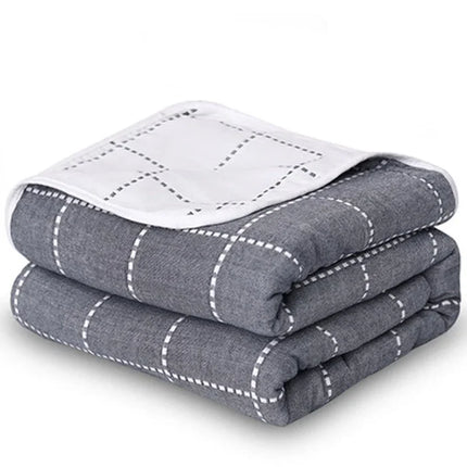 Chiffon towel, 6-layer cotton duvet, adult and children, double bed, air conditioner, fine duvet, extra large bedding