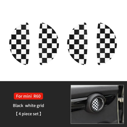 Car Door Handle Decoration Leather Sticker For Mini Cooper JCW F56 F60 F55 F54 R56 R60 R55 Countryman Car Interior Accessories