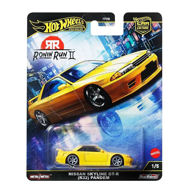 Hot Wheels Premium 2025 FPY86 Ronin Run 2,Japan Historics 5 Car Culture,1:64 Scale Diecast Model,Collectible Toys Gift for Kids