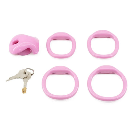 Male Chastity Cage with 4 Size Rings Positive/Negative Chastity Device Sissy Cb Lock Penis Bondage SM Chastity Lock Sex Toys Men