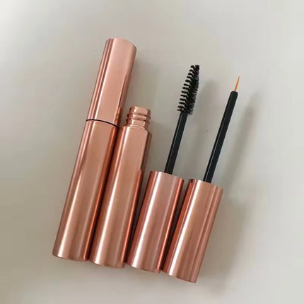 10/30/50/100pcs Empty 10ml Mascara Tubes Matte Rose Gold /Clear Tube Eyeliner/ Eyelash Growth Liquid Tube Makeup Tool Wholesale