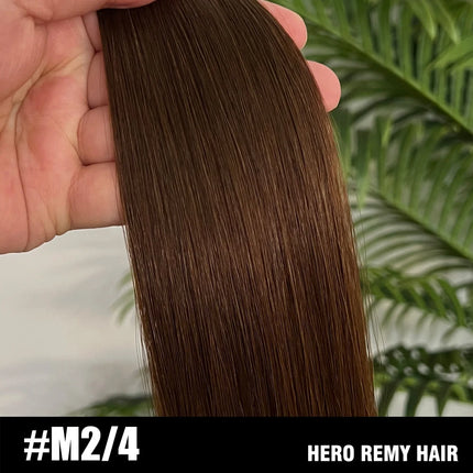 Hero Remy Hair Genius Weft Real Remy Human Hair Extensions Natural Straight Flex Hair Weaves Invisible Weft Hair 16-24 inch 50g