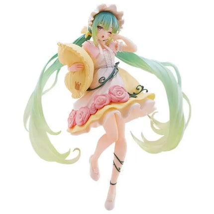 Hatsune Miku Figure Anime Girl Model Desktop Decor Collectible Doll Gift for Fans Future Vocaloid Statue Japanese Kawaii Otaku