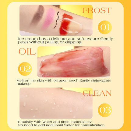 Gentle Vitamin C Facial Cleansing Balm Cream - Deep Cleansing & Makeup Remover, Brightening Face Wash For All Skin Types