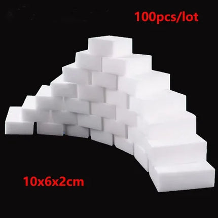 10-50Pcs Double-Sided Scouring Pads Kitchen Sponge Dishwashing Scrub Pads for Pot Bowl Home Cleaning Tools